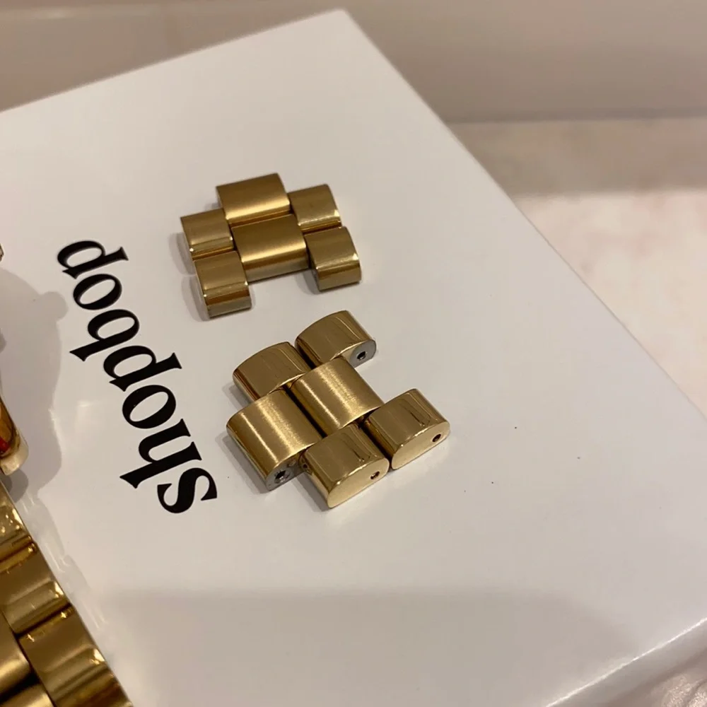 Michael Kors Gold Watch w/ Extra Links 100% Authentic Designer Chunky Statement